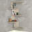 Colesen Modern Wall Shelf, 20.3 x 42.9 x 11.6 inches | 100% Melamine Coated Particle Board, Thickness: 0.7 inches | Fixed to Wall, Multiple Shelves, Stylish Marble Design for Home & Office Storage