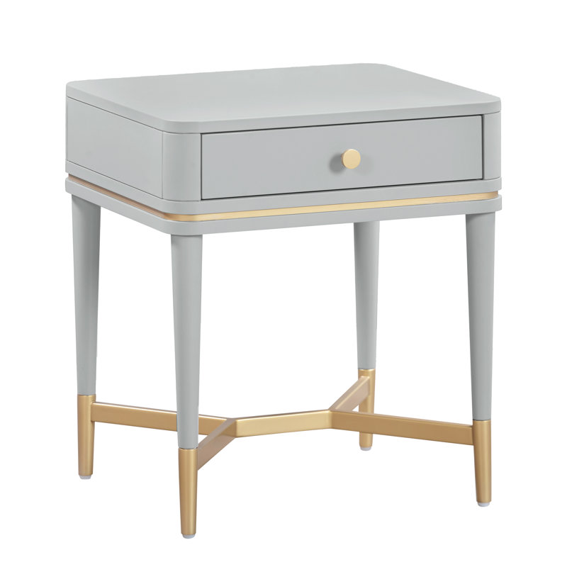 Velda Nightstand, Gray