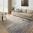 Machine Woven Polyester Area Rug in Gray-1903404610