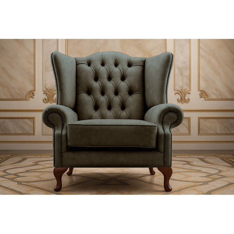 Upholstered Accent Chair, Black