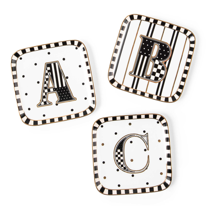 Monogram Dish - C
