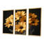 «Yellow Mums», art mural jaune-458026652-458026649
