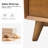 Noah 52'' W  Mid-Century 6-Drawer Dresser with Solid Wood Legs and Internal Partitions-131167075