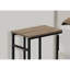Table d'appoint, en forme de C, bout, côté, collation, salon, chambre à coucher, métal stratifié, contemporain, moderne-614129664