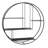 Swope 4 Piece Circle Metal Floating Shelf