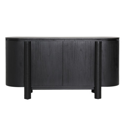 Stefan 63" Wide Sideboard, Black