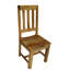 Chaise en bois massif Fyn