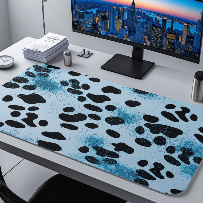 Polyester Desk Pad, 14.4x12.1