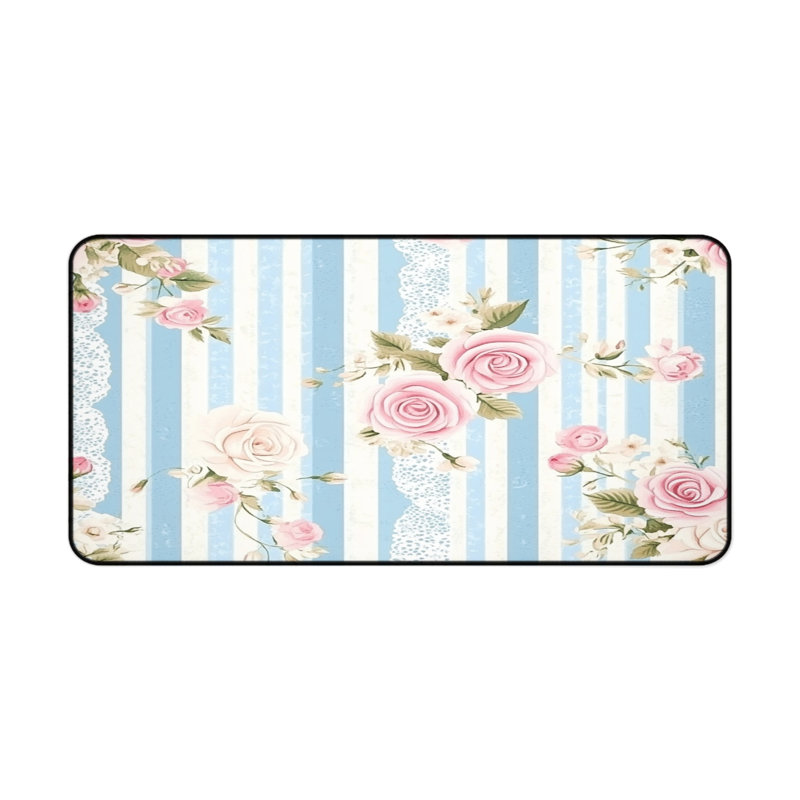 Rose Lace Desk Mat, 14.4x12.1