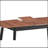 Natural & Black Dining Table (Extension Bufferfly Leaf)