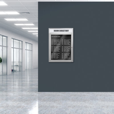 Carte à fixation murale délimitée directory cabinet