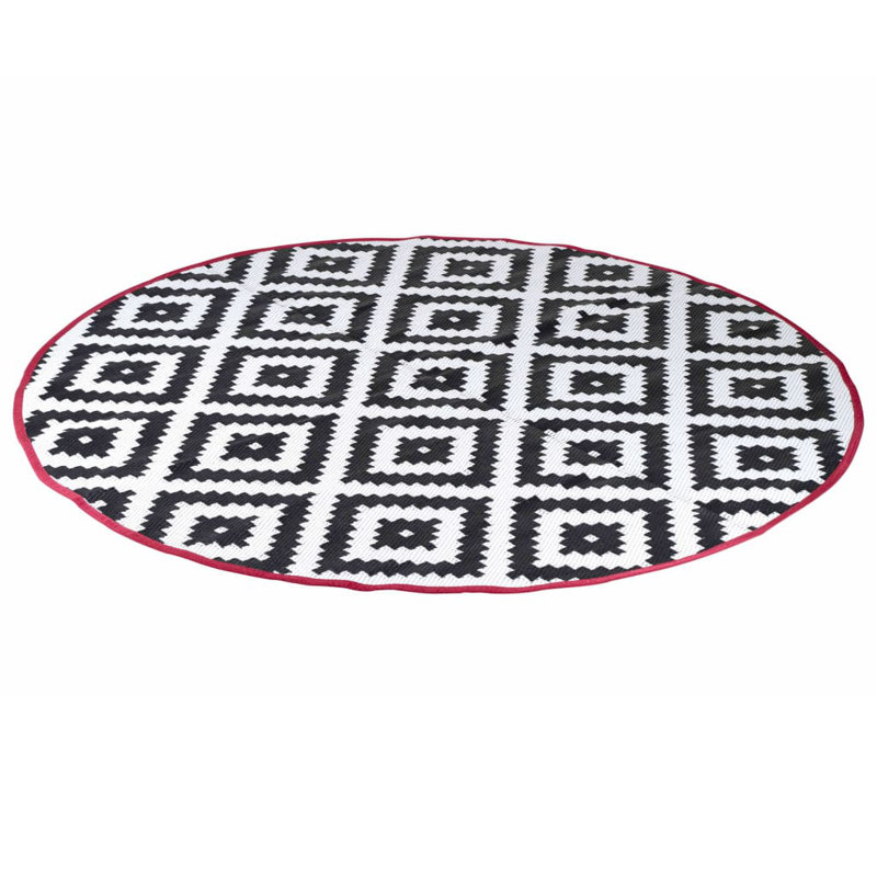 Round Gertrude Geometric 200cm X 200cm Indoor / Outdoor Area Rug