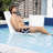 Step2 White Vero In-Water Pool Chair and Patio Lounger