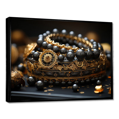 Pearl Glam Jewel - Fashion Accessories Wall Art