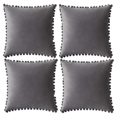 Housse de coussin en velours