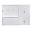 Grand lit escamotable mural avec placard