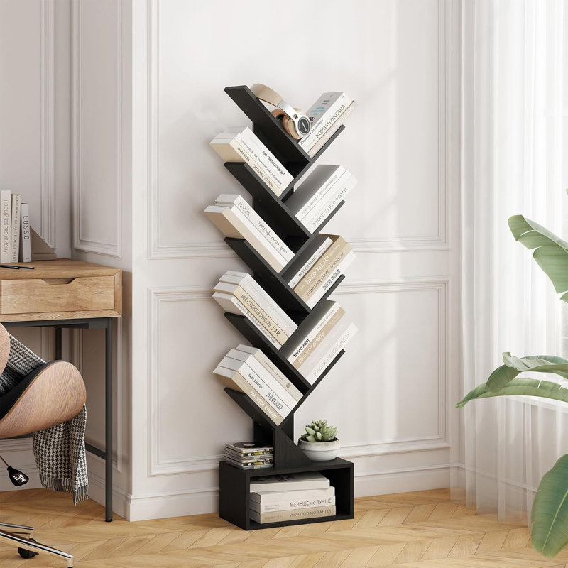 Jamod Book Cabinet Bookcase, Black