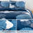 3 Pieces Floral Printed Quilt Set All Season Lightweight Bedspread Set with Shams-122256915-122256924
