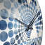 Rustic Cobalt Triangle Symphony - Horloge murale géométrique-101236158