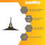 Luminaire suspendu à 1 lumière Keynsham