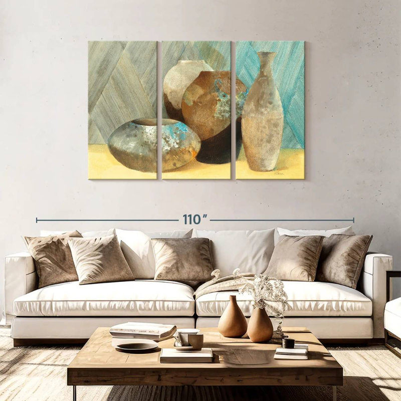 Senne Raku Study, 48" H x 74" W