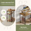 L-Shaped Metal Base Computer Desk-1758012648