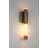 Ronda, Wall Sconce , 16", Weathered Brass, Alabaster-1748640713