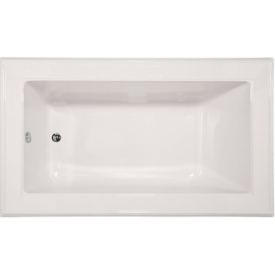 Baignoire encastrée en acrylique 72 po x 42 po Designer Angel