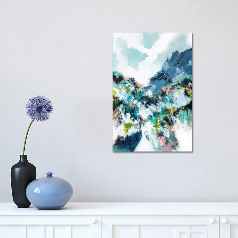 In The Rain by Cristina Dalla Valentina - Painting on Canvas, Wrapped Canvas, 30.48 cm H x 45.72 cm W