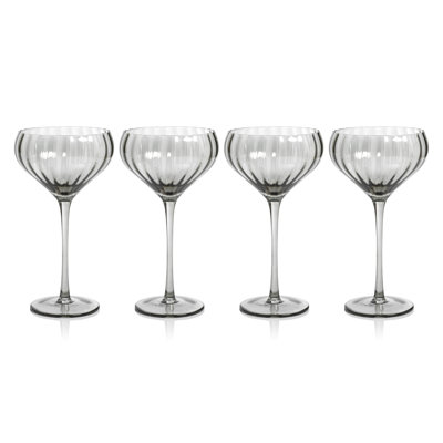 Malden Optic Cocktail Glasses, Set of 4