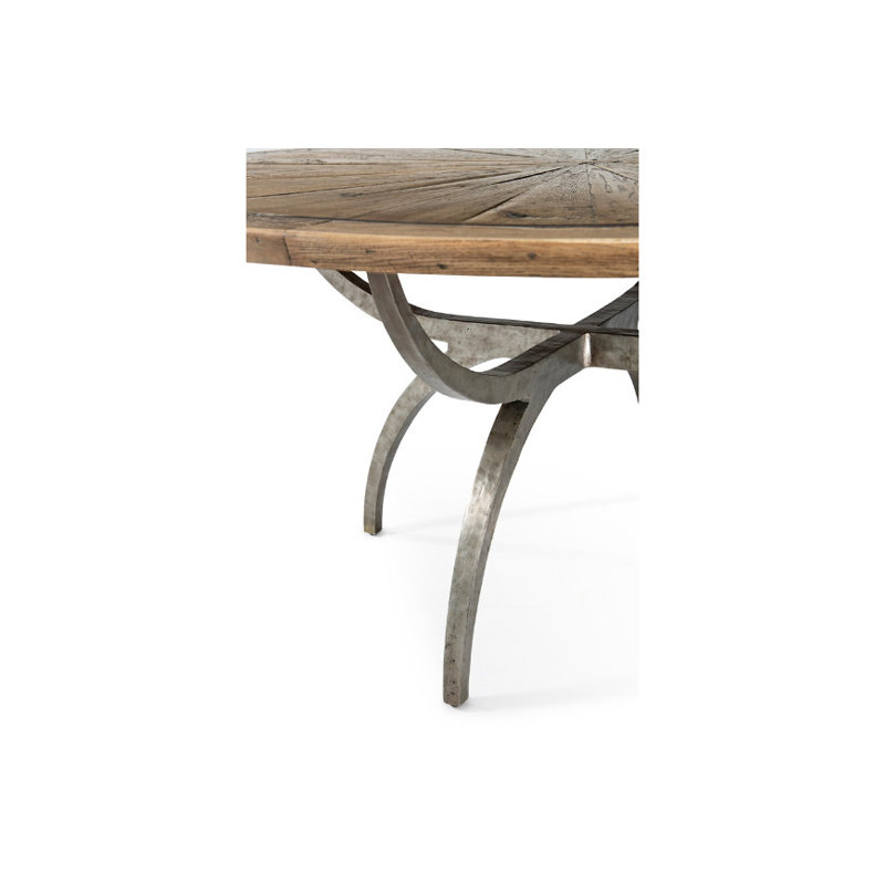 Echoes Round Solid Wood Dining Table, 30" H x 64" L x 64" D