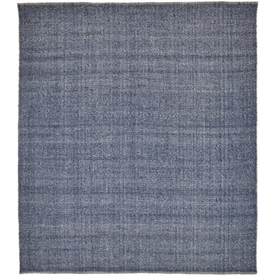 Fleurette Handmade Blue Rug