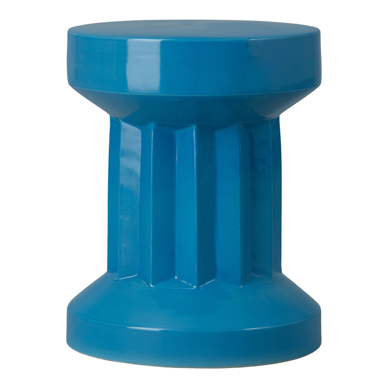TABOURET INTREPIT, TURQUOISE 300C 15X18 "H, Turquoise