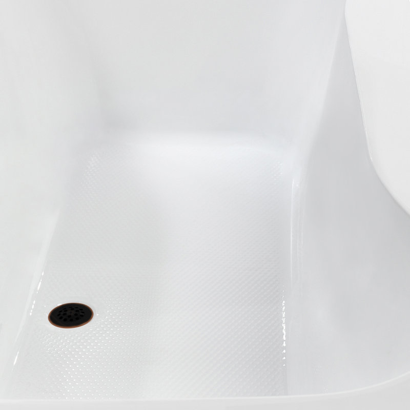 60'' x 32'' Drop-In Soaking Acrylic Bathtub, Matte Oil Rubbed Bronze
