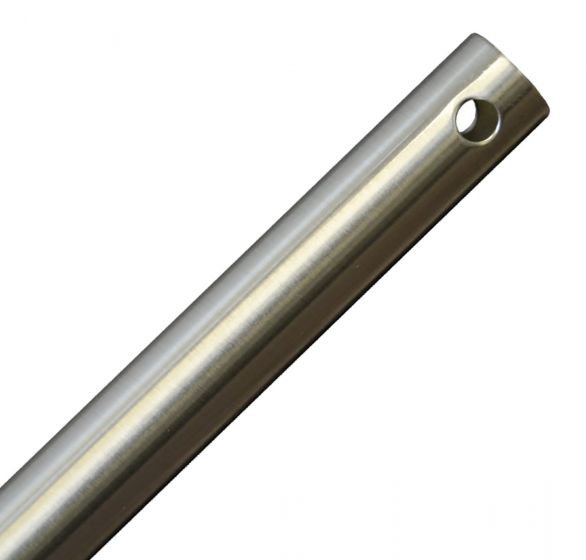 Anarkali Ceiling Fan Downrod in Satin Nickel, 48'' H x 0.5'' W x 0.5'' D, Satin Nickel
