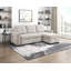 Canapé modulaire moderne réversible avec canapé-lit modulaire 2 pièces capitonné