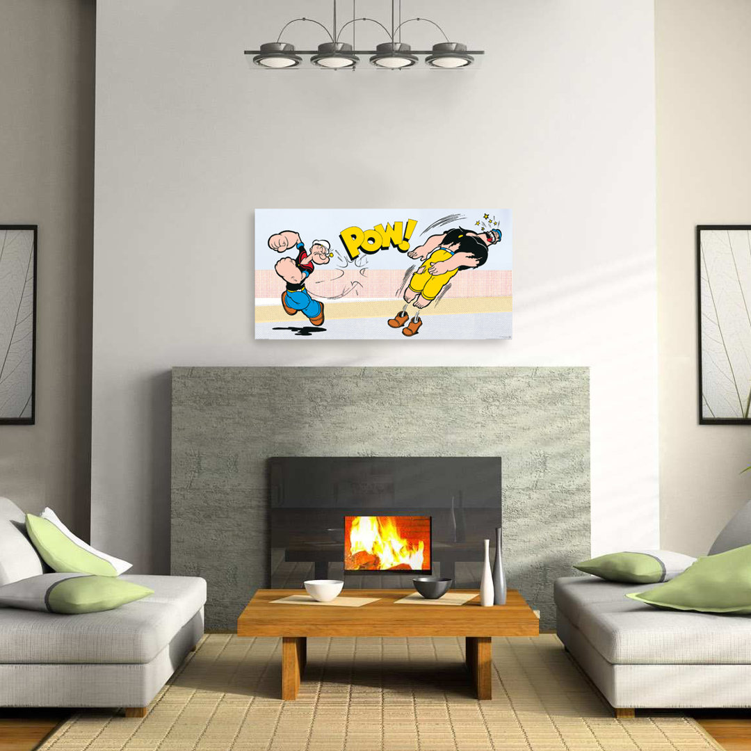 Paneel Popeye & Brutus, Grafikdruck