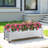 Outdoor/Indoor/Decor Resin Planter Box New green house beauty and hope Raised Garden Bed-1137945571