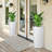 Tall Planter – 2-Pack Large Round Striped Plastic Floor Plant Pots, Thickened Durable Design, 24"H, Modern Decorative Planters for Indoor & Outdoor-504547664
