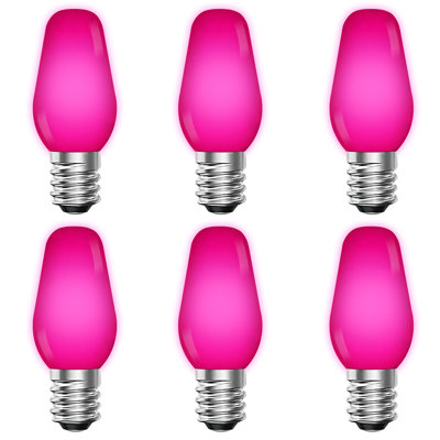 0.5 Watt, C7 LED, Non-Dimmable Light Bulb, Base