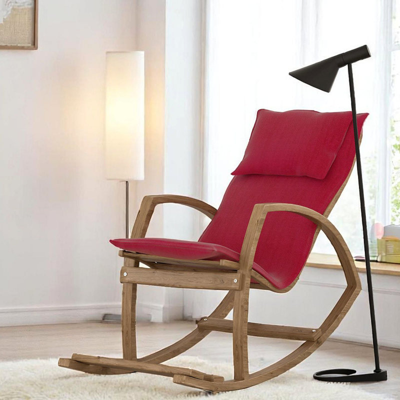 Chaise berçante Modern, Rouge