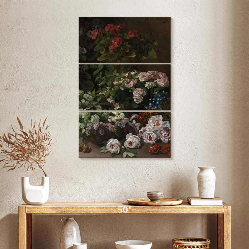 Harnek Spring Flowers 1864, 38" H x 24" W