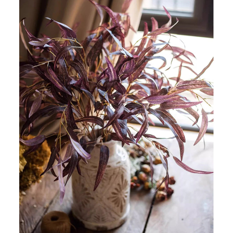 Whispers of Autumn Eucalyptus Stem 33" Tall, Purple