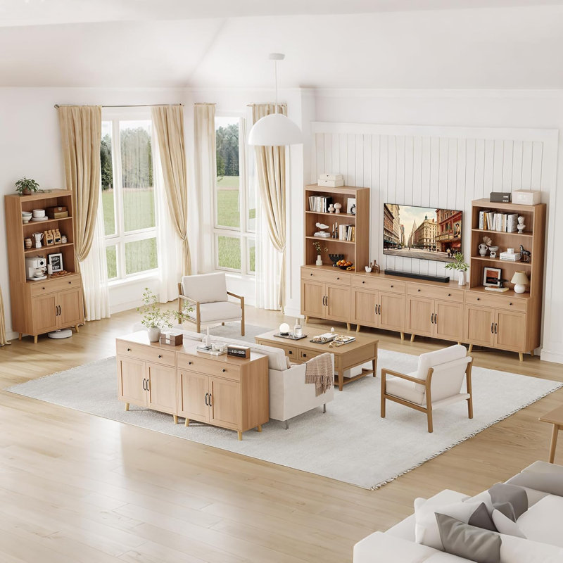 Storage Cabinet with Shelves and Drawers, Versatile Storage Solution for Home and Kitchen