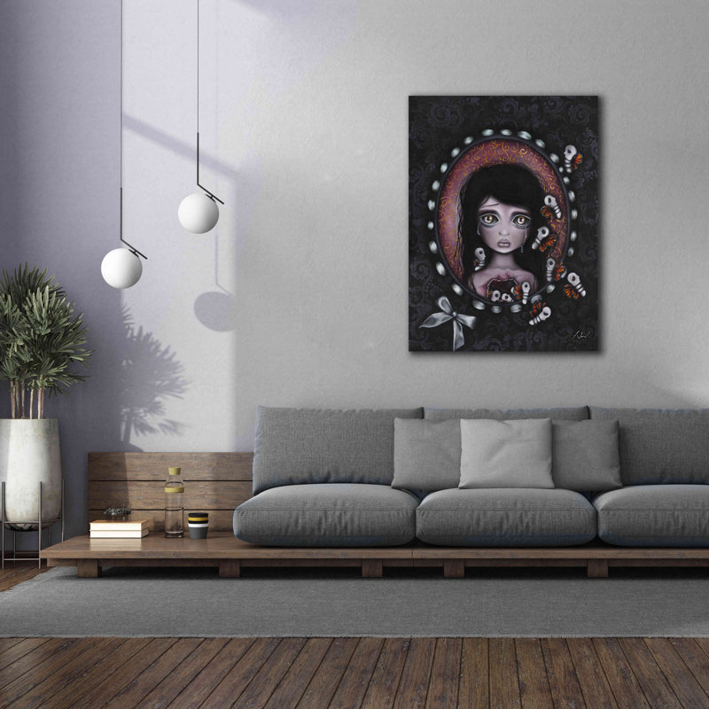 «L'intérieur de moi» par Abril Andrade, art mural sur toile, H 54 po x l 40 po x P 1,5 po