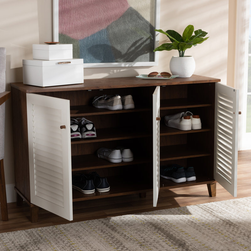 16 Pair Shoe Storage Cabinet