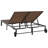 Sunbed With Cushions And Wheels 2-Person Poly Rattan-1598865568