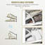 16 Pair Flip Down Shoe Storage