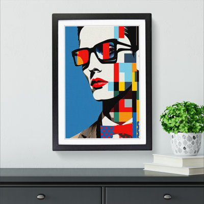 Man Pop - Single Picture Frame Print on Wood