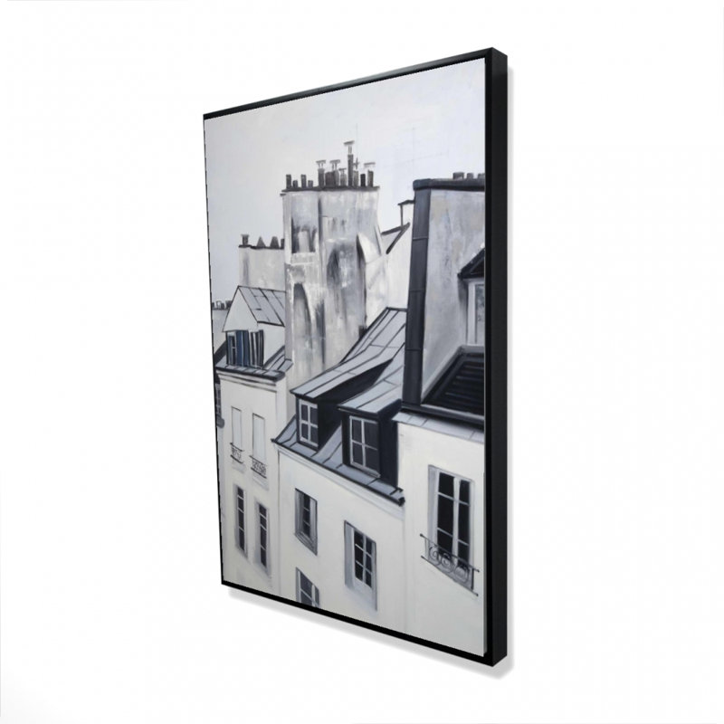 "Bâtiments historiques" sur toile, H 36 po x l 24 po